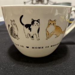 Large 2 Cup Capacity "Hone Is Where My Cat Is" Coffee/ Tea Mug