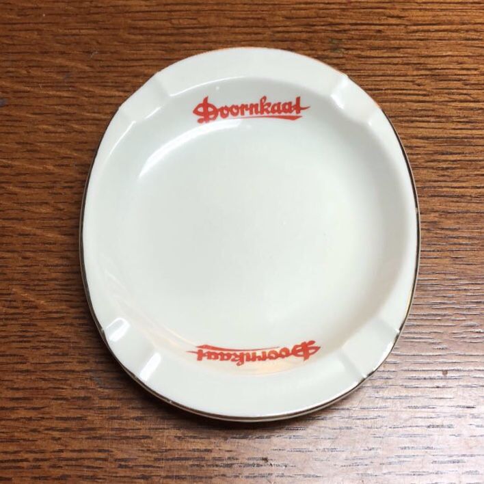 Vintage Gilded Doornkaat Collectible Ashtray