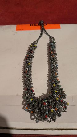 Authentic Massai Hand Beaded Necklace