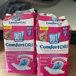 XS SMALL DOGGY DIAPERS