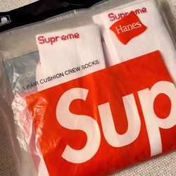 Supreme Hanes Long Socks