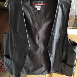 Men's Medium Leather Vest