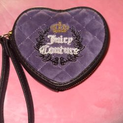 Brand New, Juicy Couture, Purple And Back Coin Purse
