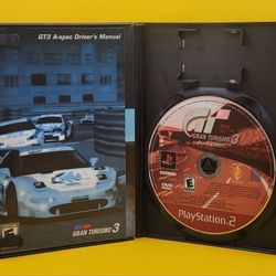 Gran Turismo 3 A-spec Greatest Hits (Sony PlayStation 2, 2002) CIB, Tested & Working