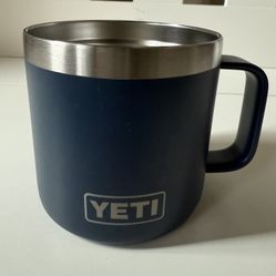 YETI 14oz rambler (little dented on bottom side) 