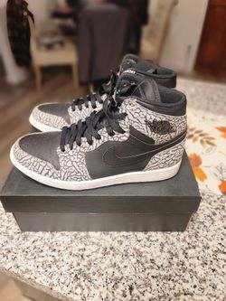Jordan 1 "Black Elephant" Size 9