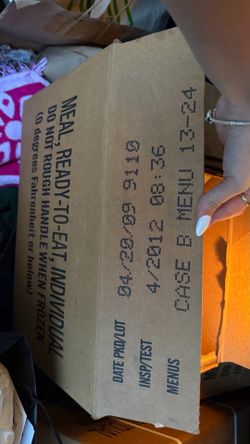 MRE food