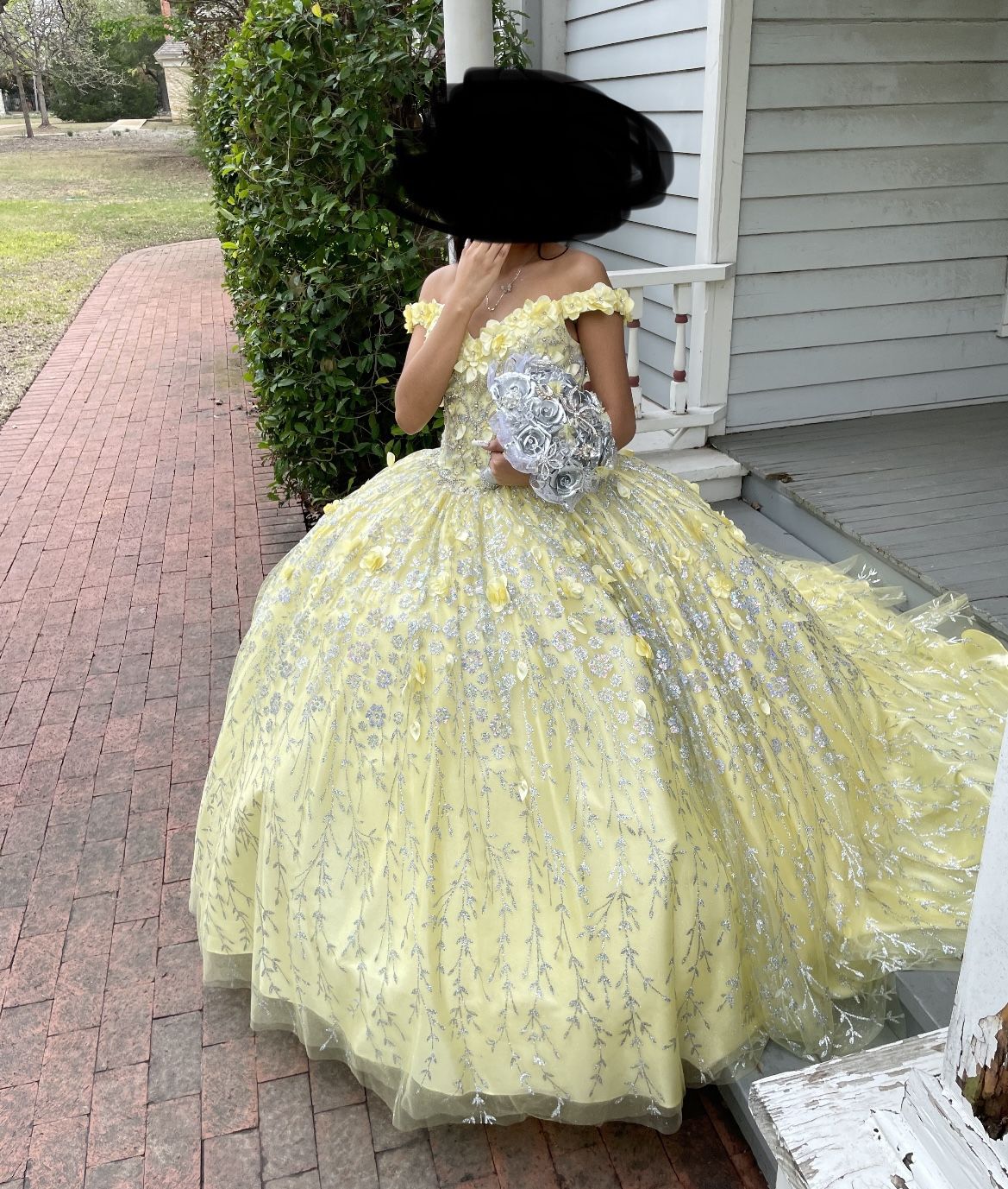 Quinceanera Canary Yellow Dress