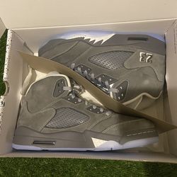 Wolf Grey Retro 5 Air Jordan Size 11.5
