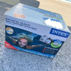 Intex Krystal Clear Saltwater System For Pool Water Filtration