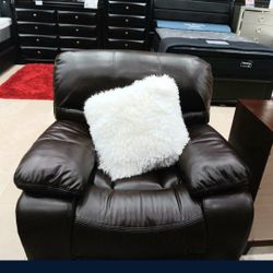 *Black Friday Now!!!*---Sophisticated Madrid Brown Leather Reclining Sofa Or Loveseat W/Chair---Only $899!!!---Delivery And Financing👌