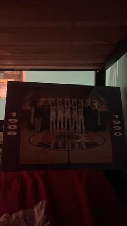 Phoenix Suns 1(contact info removed) Team Photo Print and signed