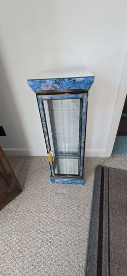 HORCHOW Italian Curio Mirrored Display Cabinet