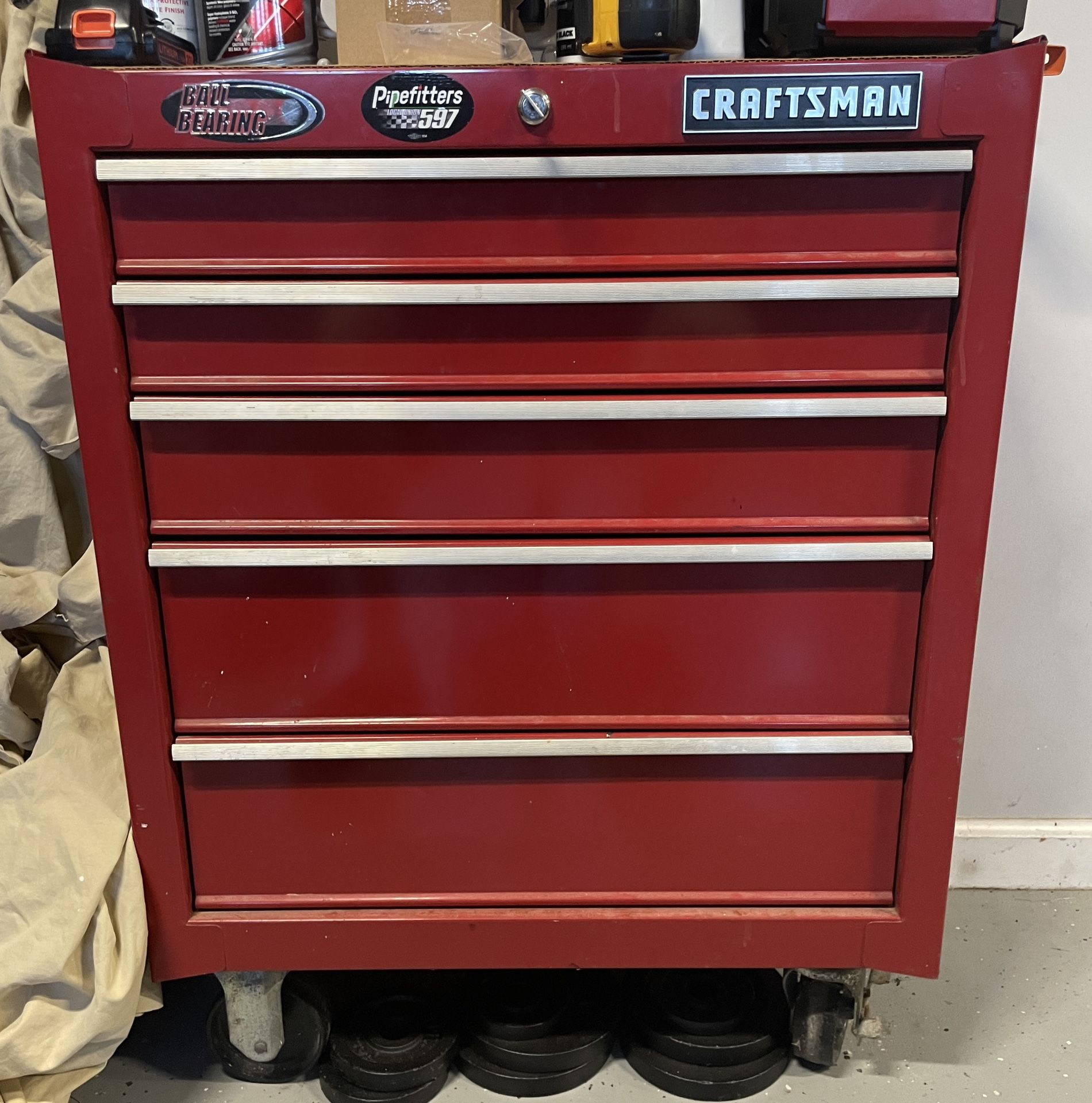 Craftsman Toolbox Chest 5 Drawer On Wheels