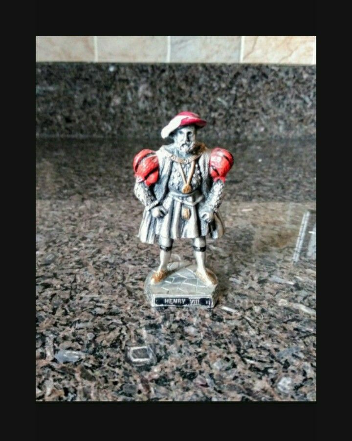 Vintage WAPW King Henry VIII Pewter Figurine 