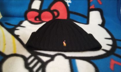 Polo Ralph Lauren Black Beanie Adult Size