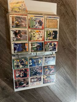 Binder of Sports cards