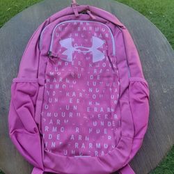 New Pink Under Armour Girls Backpack School