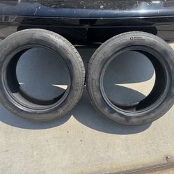 2 Used Michelin Pilot Sport All Season Tires 235-55-17 $80