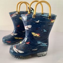 Shark Rain Boots, Size 5/6