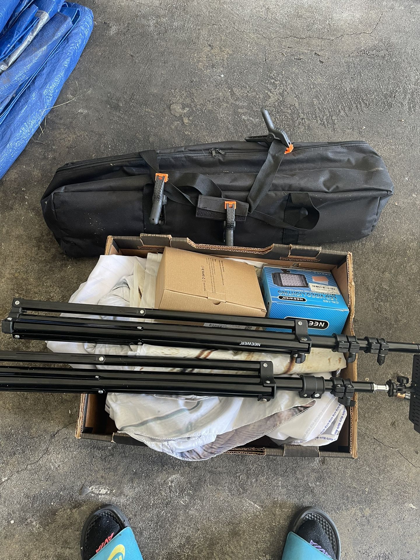 Photography Backdrop Equipment & Light Set