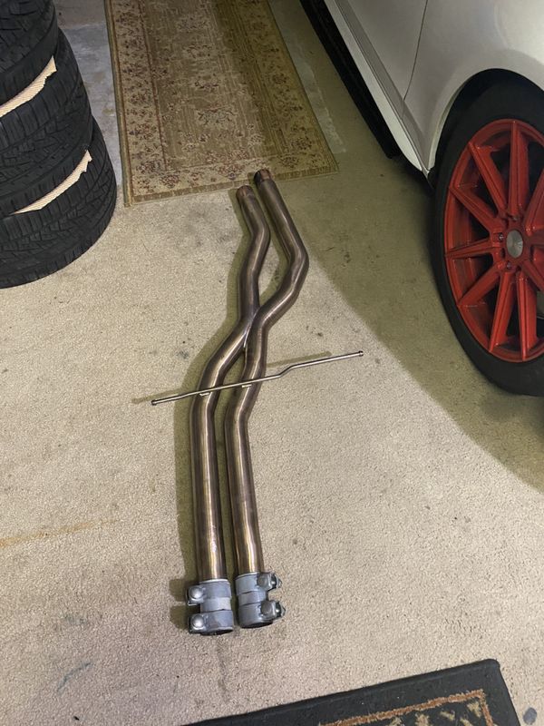 B8 Audi S4 ECS Tuning Resonator Delete X Pipe exhaust for Sale in San