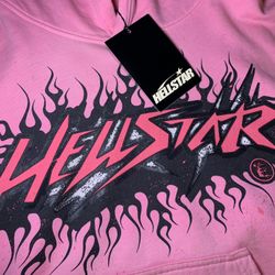 Pink Brainwash Hellstar Hoodie