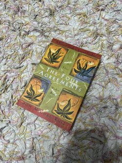 The Four Agreements By Don Miguel Ruiz, Softcover Book, Good-Shape, 1999.