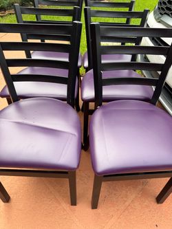 Purple Sturdy Chairs