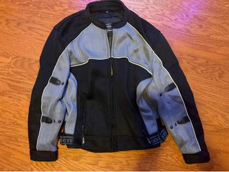 Xelement Motorcycle Riding Jacket XL Black/Gray - Never Worn