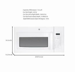 1.6 cu. ft. Over-the-Range Microwave