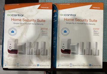 Go Control Premium Home Security Suite  Door & Window Sensors & Motion Detector & Flashing Lights W/ Sirens