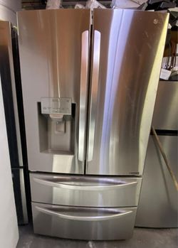 🍂REFRIGERATOR LG 4 DOORS🍂✔️STAINLESS STEEL✔️🆓️FREE DELIVERY🆓️