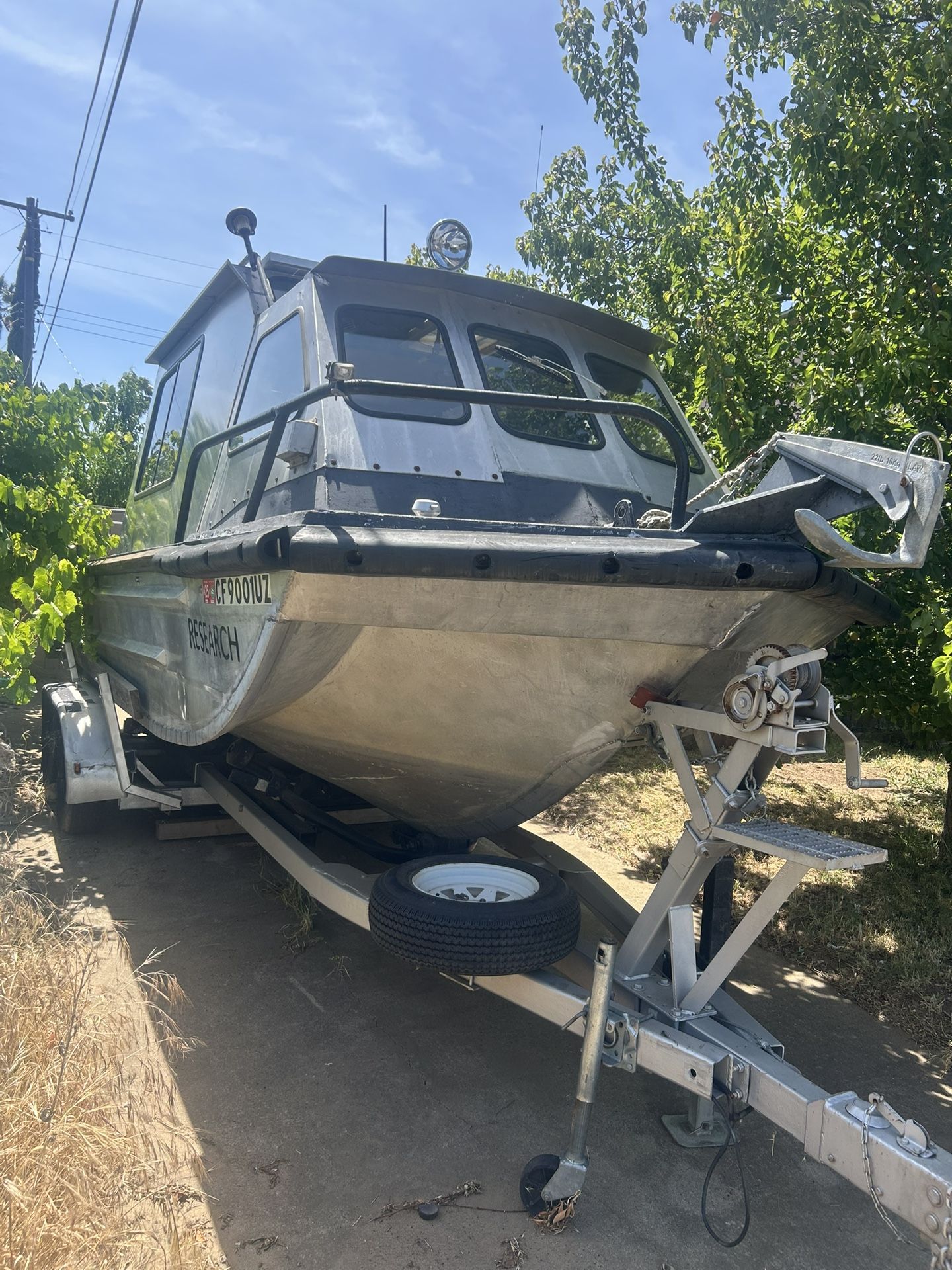 1996 Mnark  Aluminum Fishing Boat 