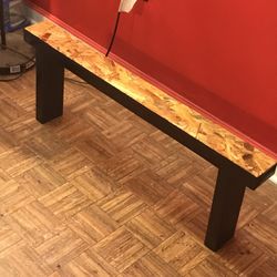 Osb Finish Top Over Refrigerator 3 Tier shelving With Matching Over Sink Shelve