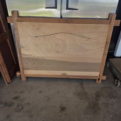 Vintage Wooden Frame With Hanging Wire 4'x3'