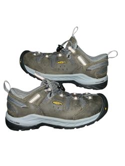 KEEN Utility Atlanta Cool II ESD Steel Toe Work Hiking Brown Low Shoes Men's 11