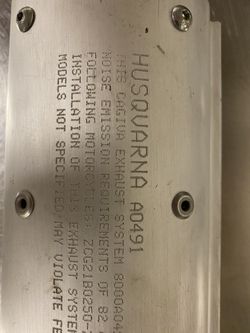 Husqvarna Silencer / Spark arrester