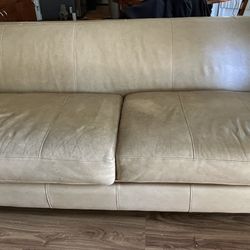 Genuine Leather Couch