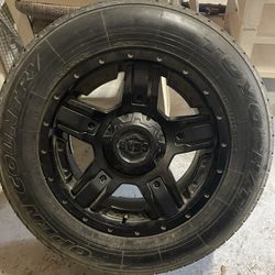 Set Of 4 18in Tires And Rims
