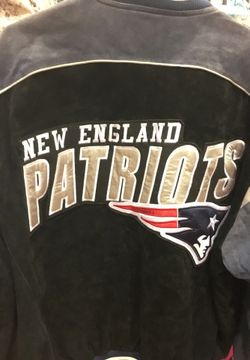Leather and suede patriots jacket