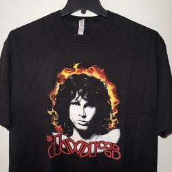 Jim Morrison The Doors Carlos Santana Band T-shirt 