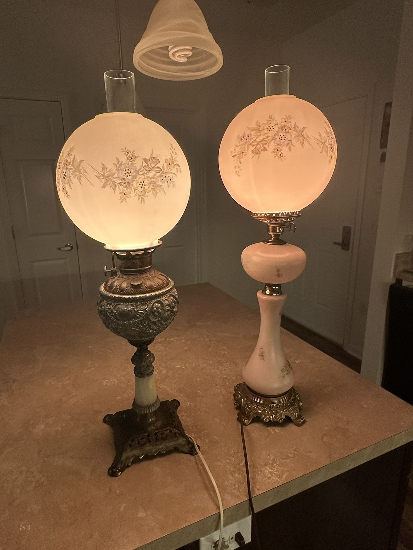 Victorian Parlor Lamps - Gone With The Wind Style