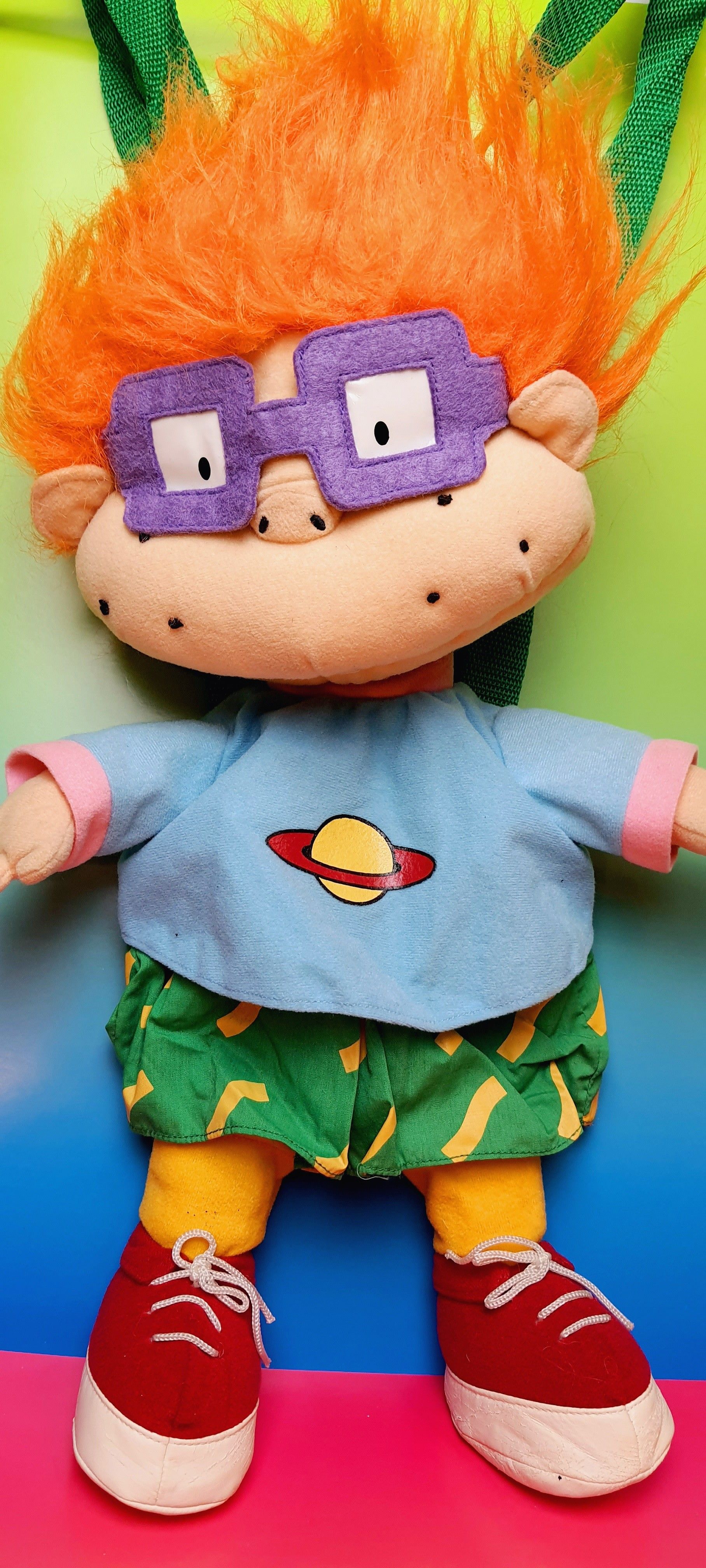 Nickelodeon Rugrats Chuckie 18 Inch Backpack Plush