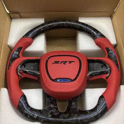 2015+ Dodge Challenger/Charger Forged Carbon Fiber Steering Wheel