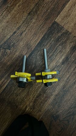 tongue and groove router bits.