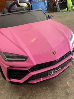 Pink Lamborghini for toddlers