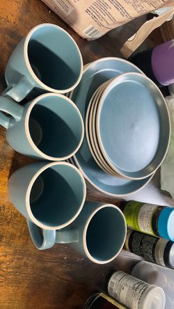 Home Essentials plates and mugs