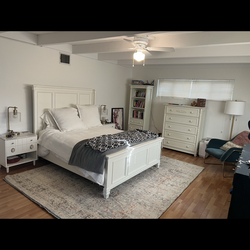 Queen panel bed frame - from Ashley furniture