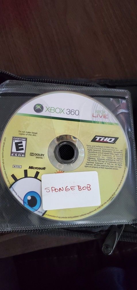 XBOX 360 SPONGEBOB GAME (MERCEDES)